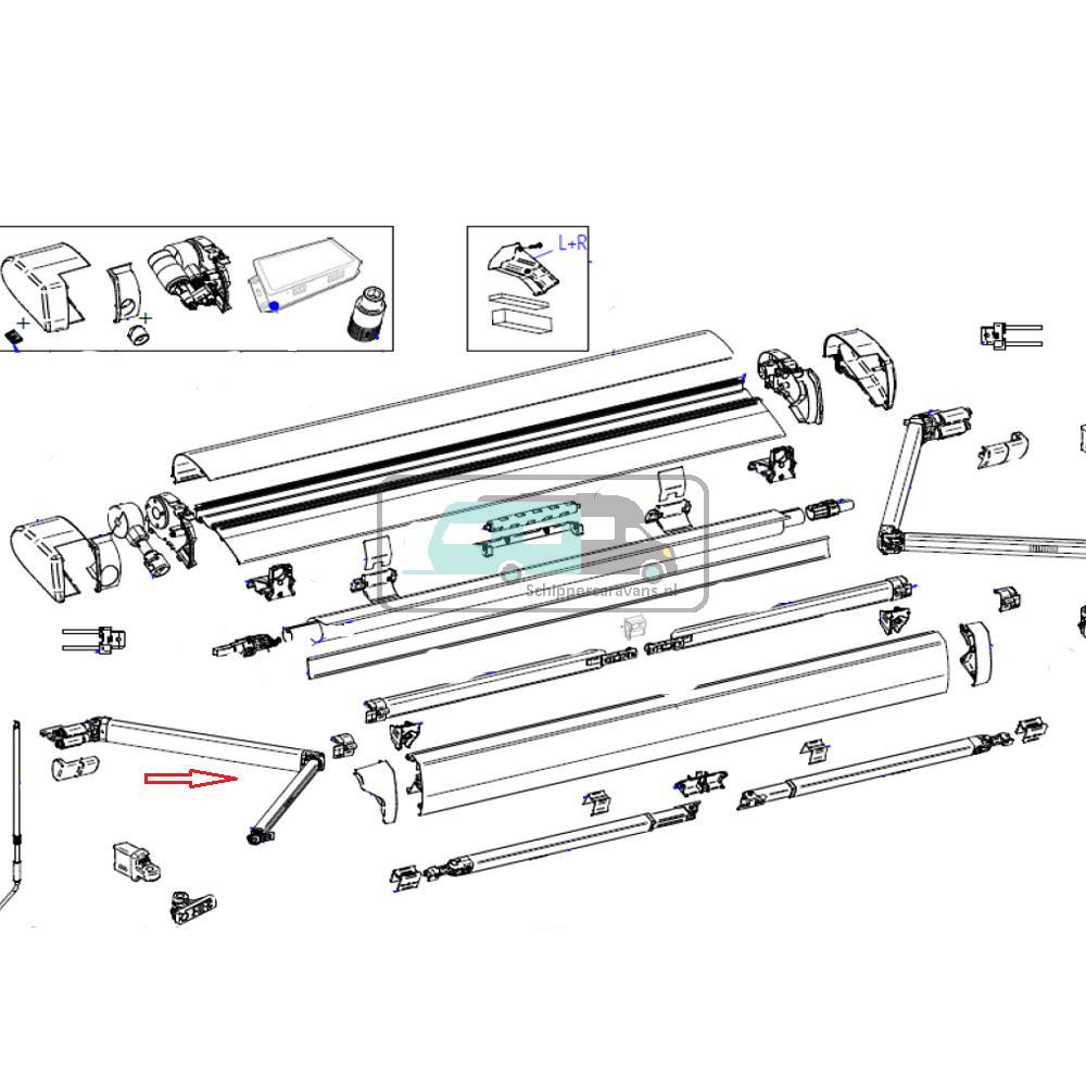 Thule LH Spring Arm 6300 2.60mtr