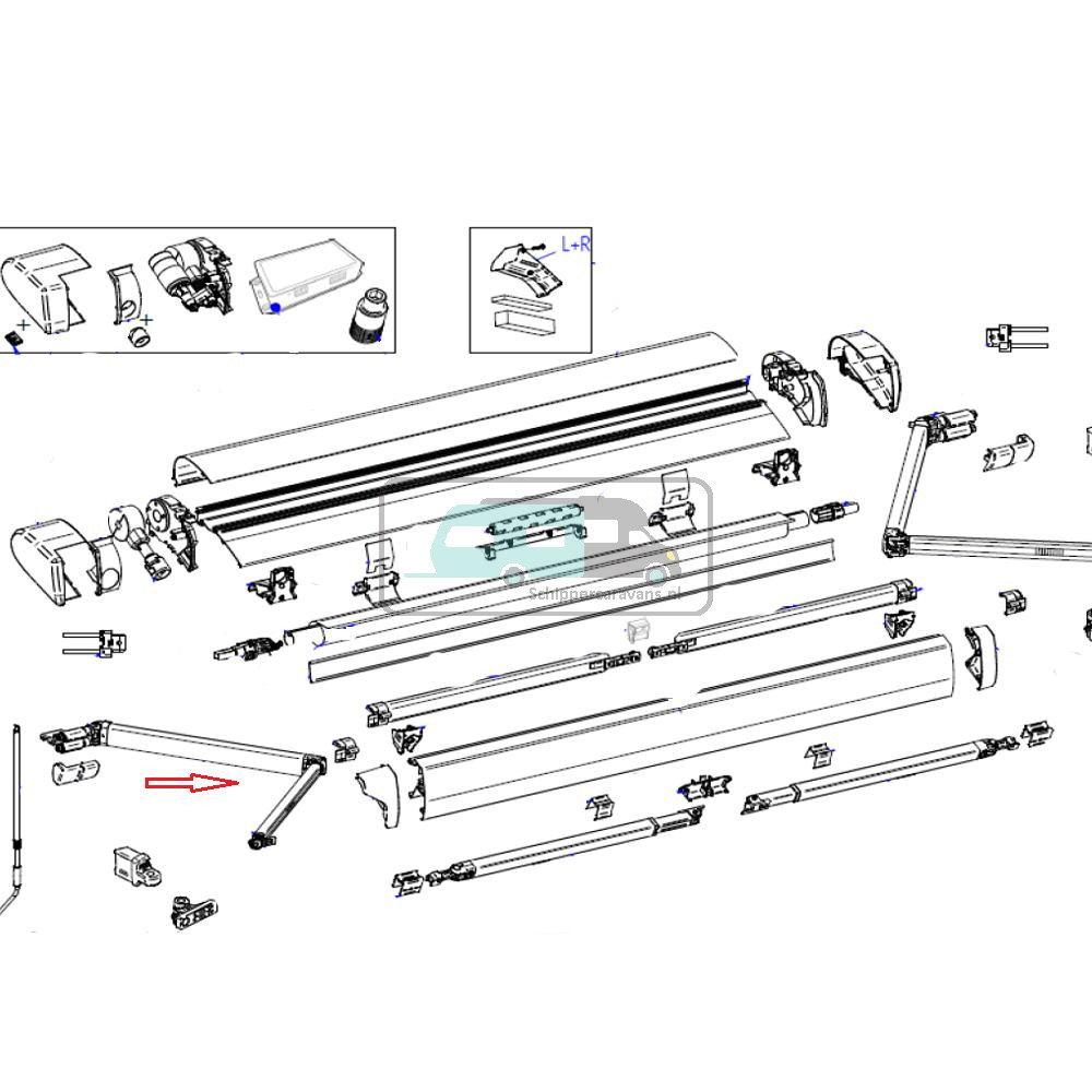 Thule 6300 Knikarm Links 3.00-5.00