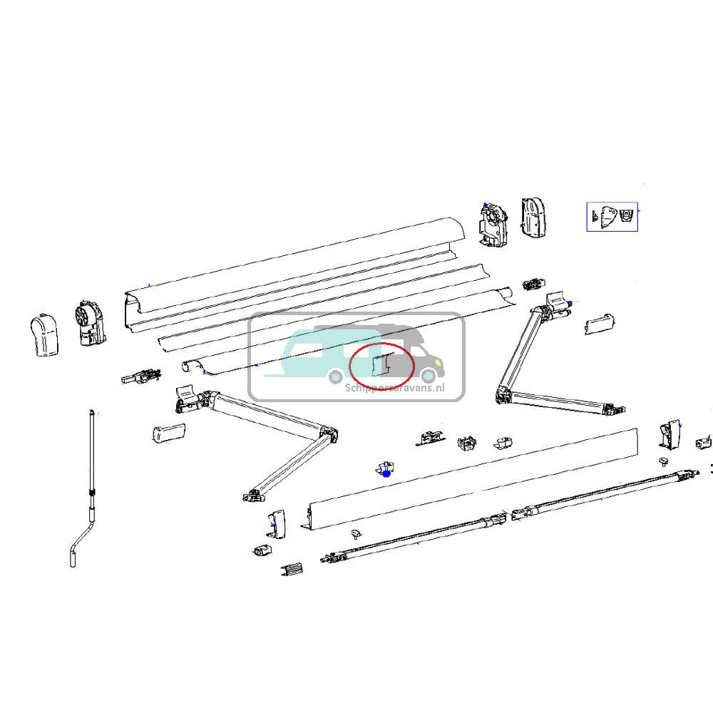 Thule 4900 Roller Tube Spring Support