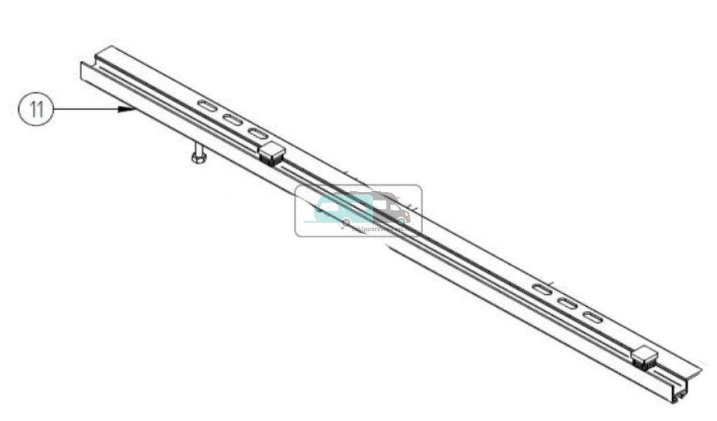 Thule Slide-Out Ducato 2016 Rear Fixation Profile