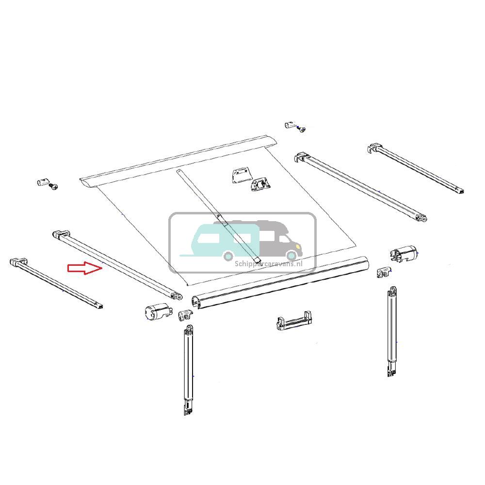 Thule 1200 Rafter Arm Links 2,30m
