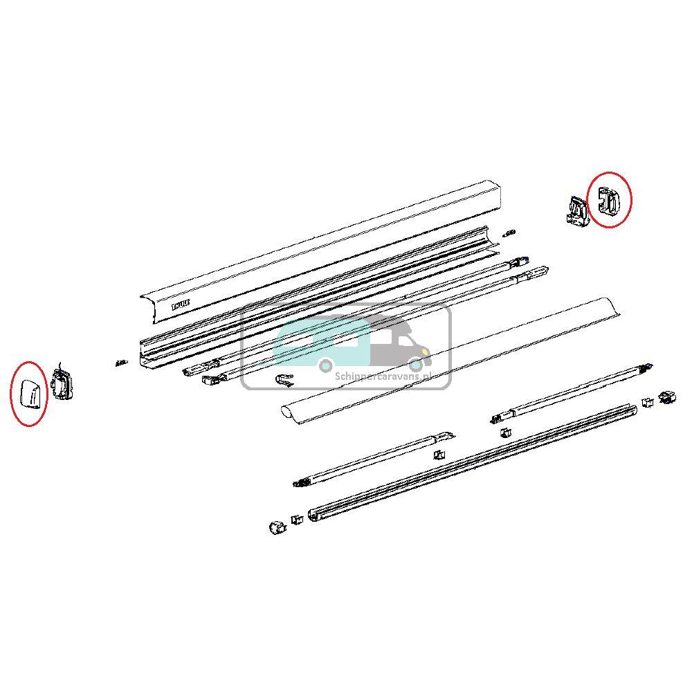 Thule Endcap Main Housing Bottom L+R 3200