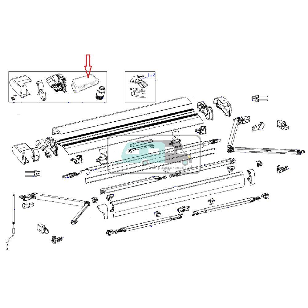 Thule 6300 Bedieningspaneel 12V