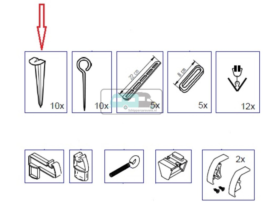 Thule Residence/Panorama Tentharing half rond 10st