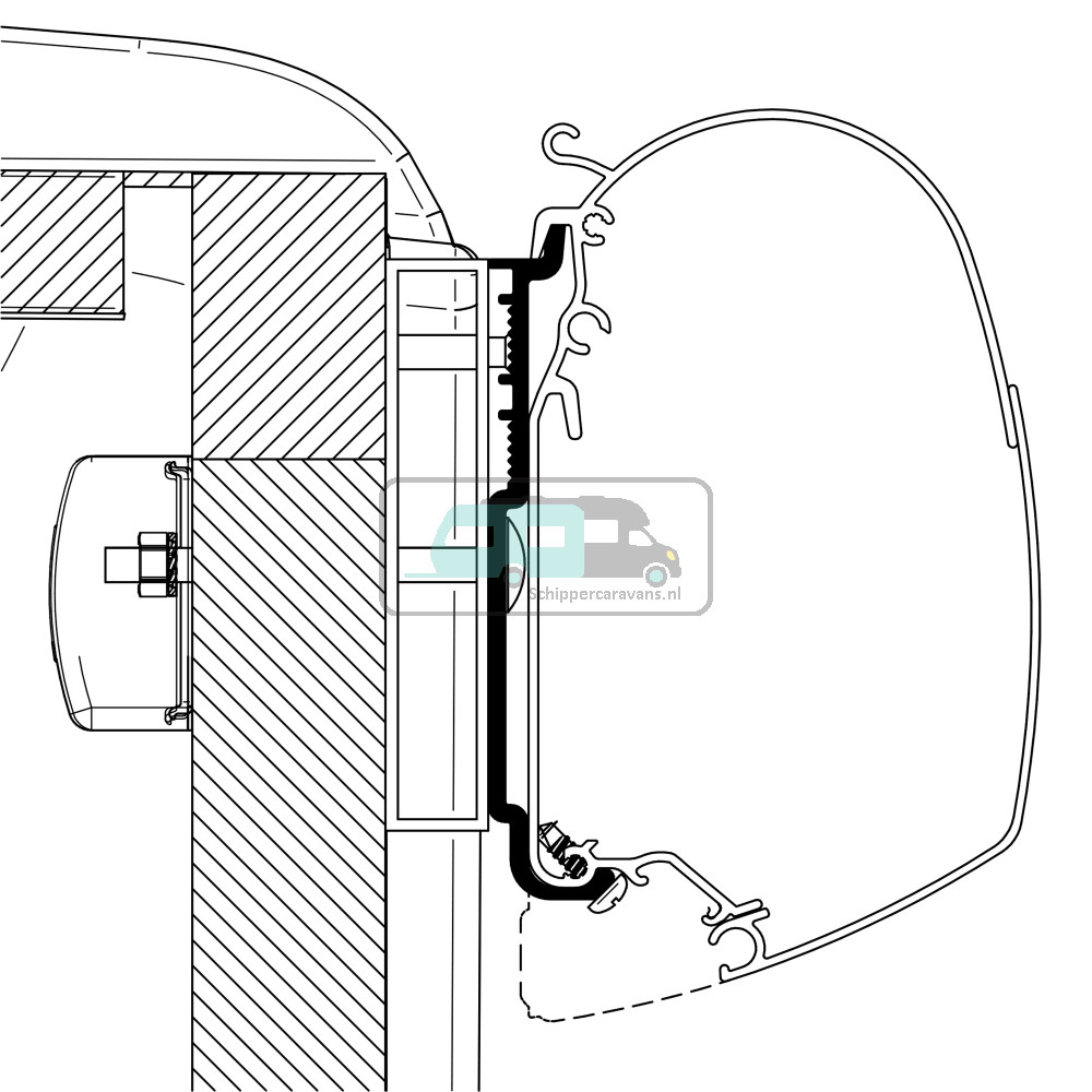 Thule Carado/Sunlight Adapter