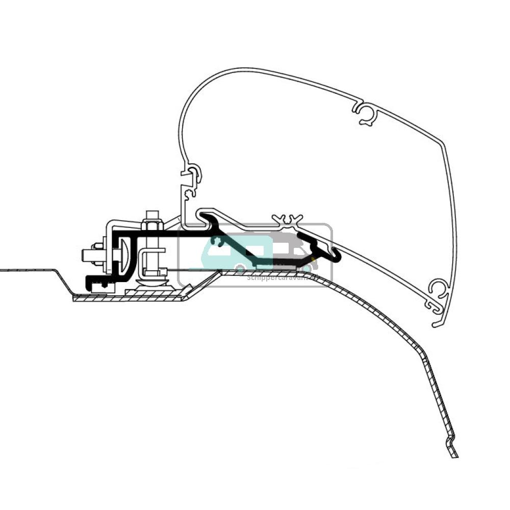 Thule Ducato/Jumper/Boxer Adapter >2007 L2H2 325