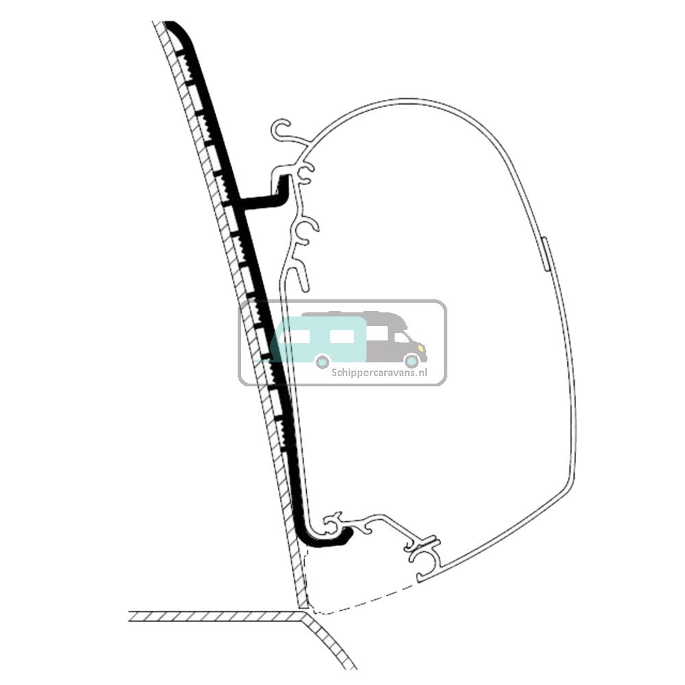 Thule Renault Master H3 High Roof Adapter