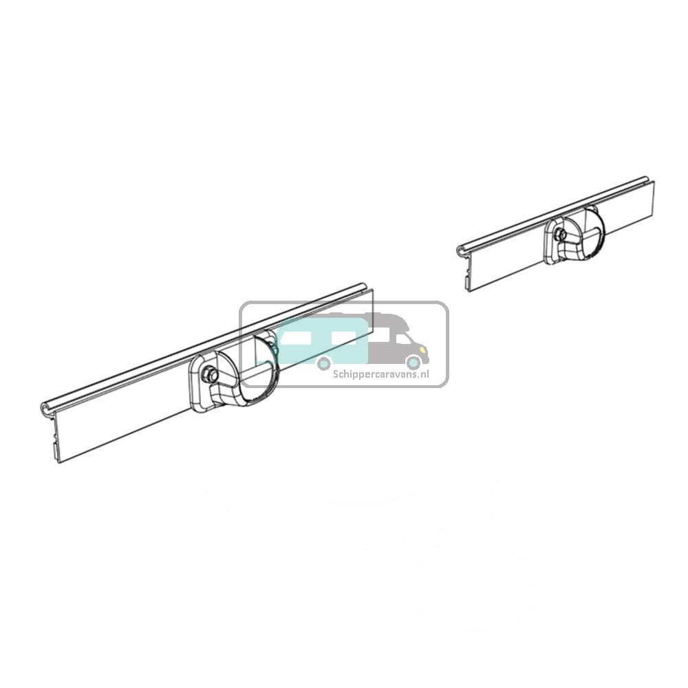 Thule Mounting Rail voor Caravan Rail 2x16cm