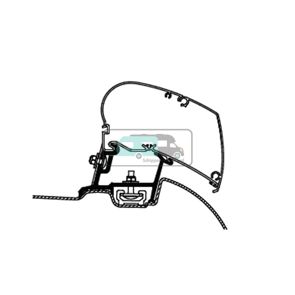 Thule Mercedes Sprinter >2007/VW Crafter Adapter 2007-2016 OE Track
