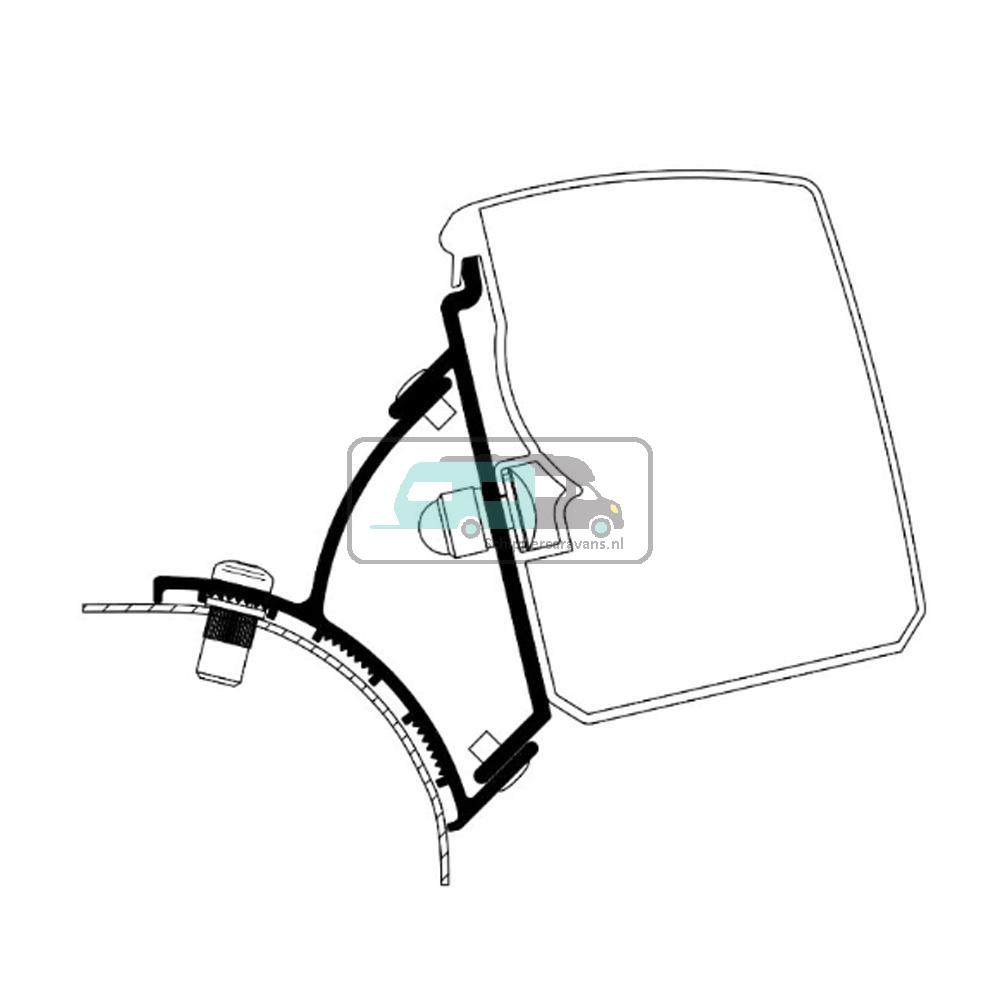 Thule VW T5/T6 Minivan Fixed Adapter 3200