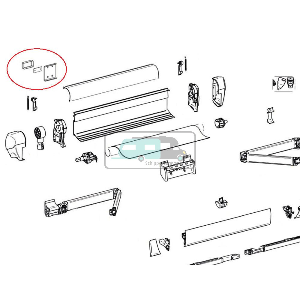 Thule Flat Adapter 8000