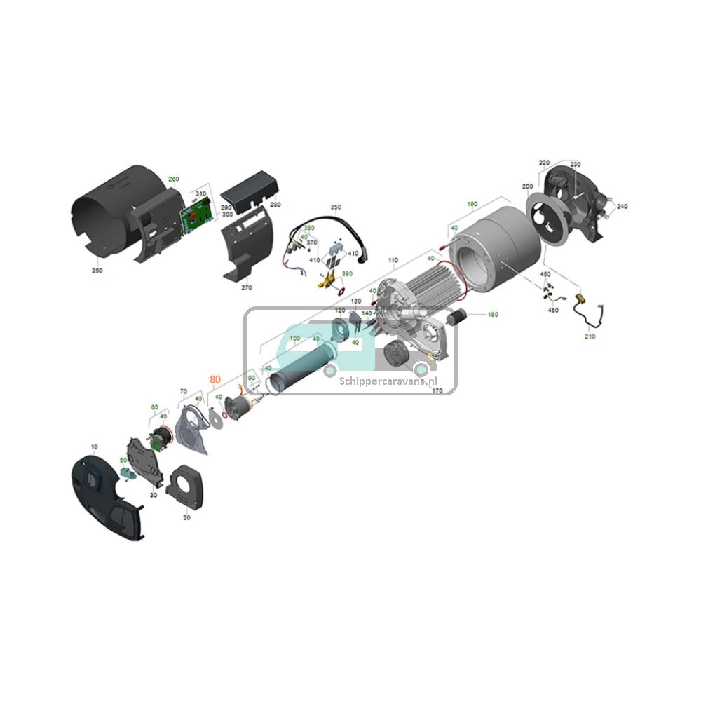 Truma Combi E branderset