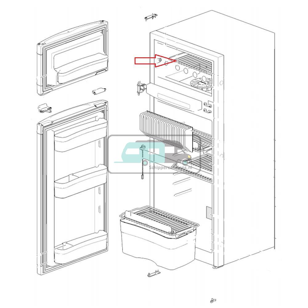 Thetford N3170 Vriezer rek