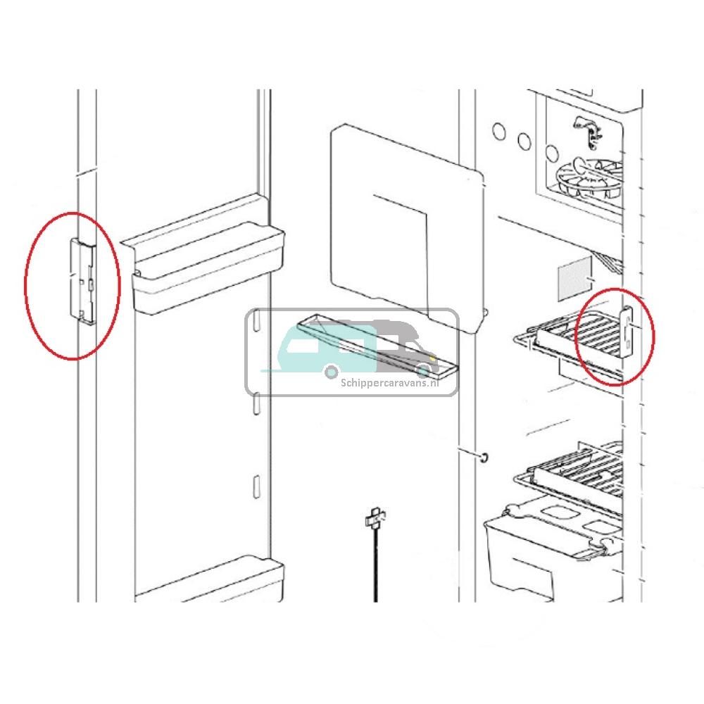 Thetford Deurhendel N3141/N3142