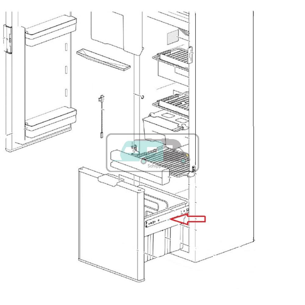 Thetford N3141 Groentebakgeleiders 