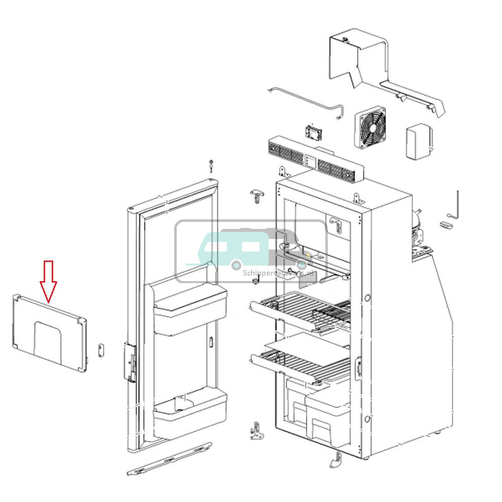 Thetford Vriezerdeur T1090 