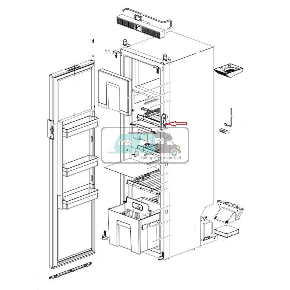 Thetford Slide Out Box Cover T1152/T2152