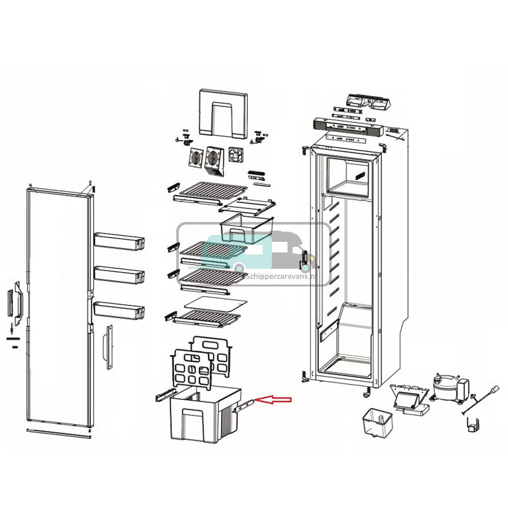 Thetford Groentenlade Geleider T2152