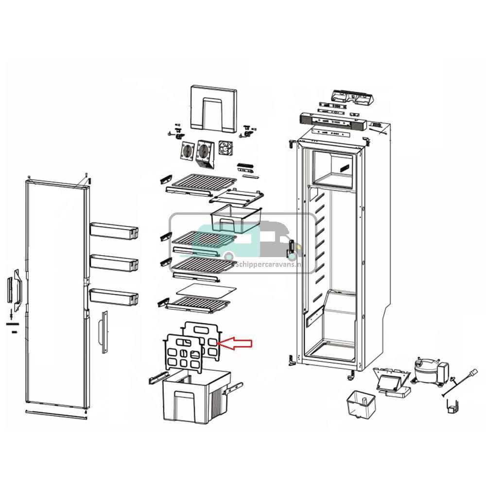 Thetford Groentenbak Verdeler T2152