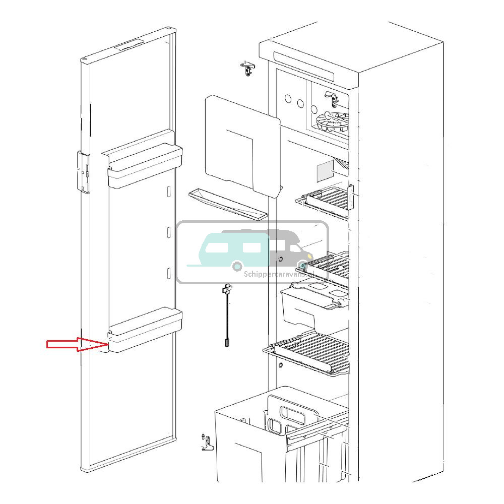 Thetford Deurbakje N4142