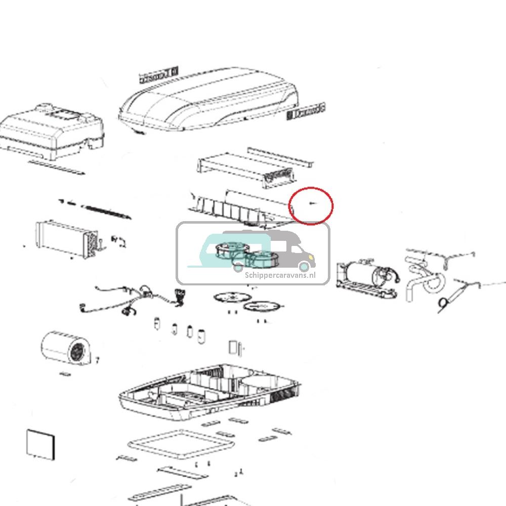 Dometic B2200 Bevestigings Bout