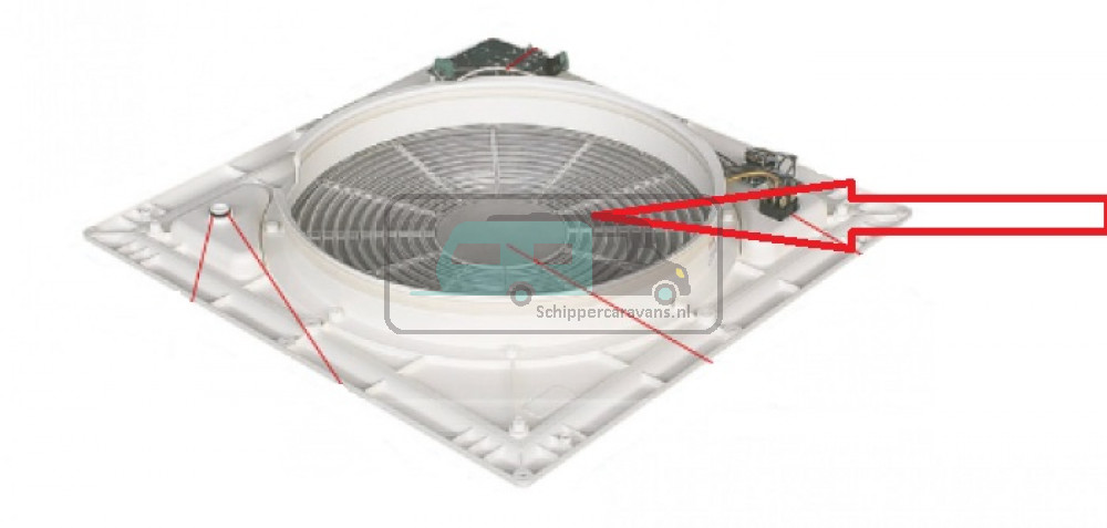 Fiamma rooster turbo vent 98683-024