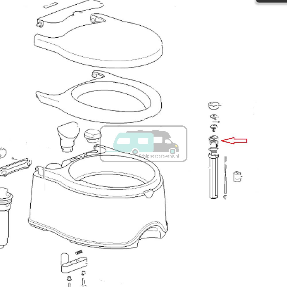 Thetford Porta Porti Excellence Niveau-Indicator 