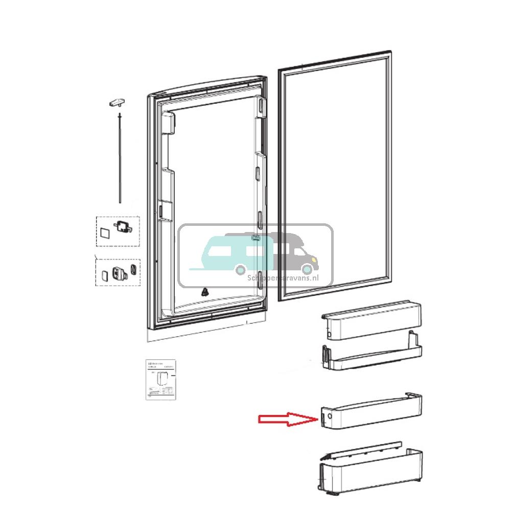 Dometic RM8400 Deurvak Midden