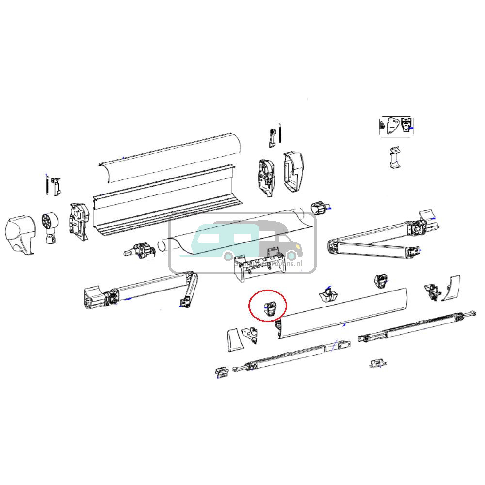 Thule Insert Lead Rail 5003 2st.