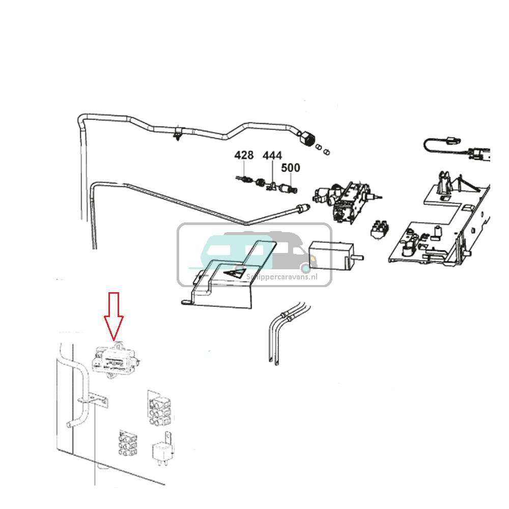 Dometic Ontsteker voor batterij RMS8550/RML8550