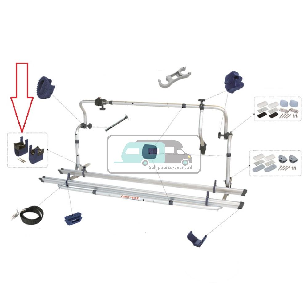 Fiamma Buisklemhouder set 35mm L+R blauw 98656-141