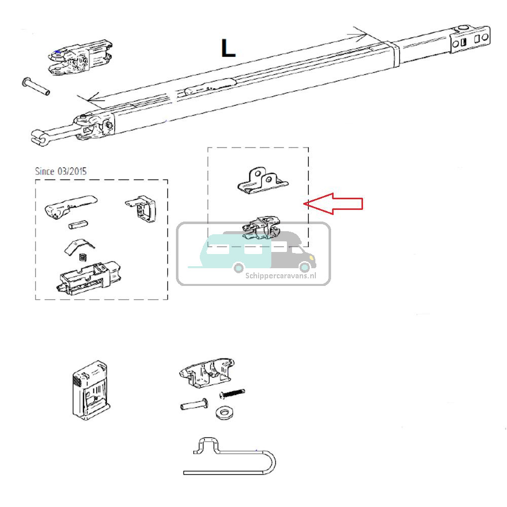Thule Staander Voetje V2 2stuks