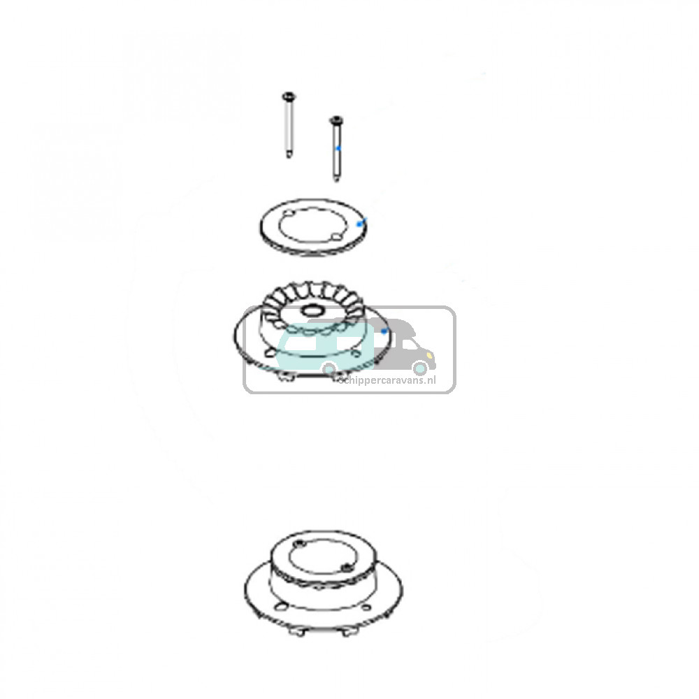 Dometic CU400 Brander Kit D=45mm