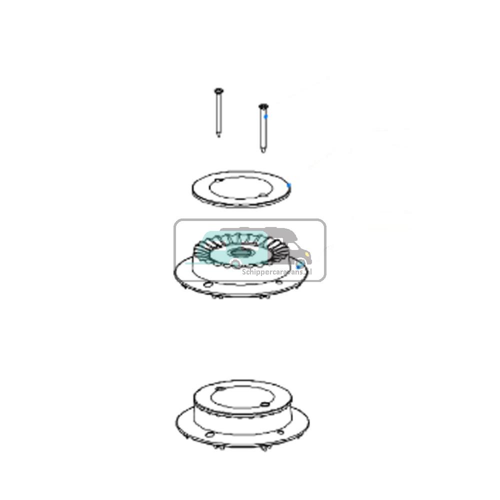 Dometic CU400 Brander Kit D=60mm