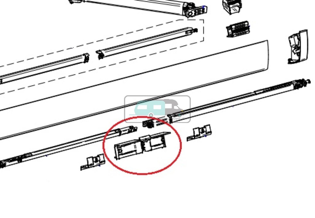 Thule Central Clamp Support Arm 5200