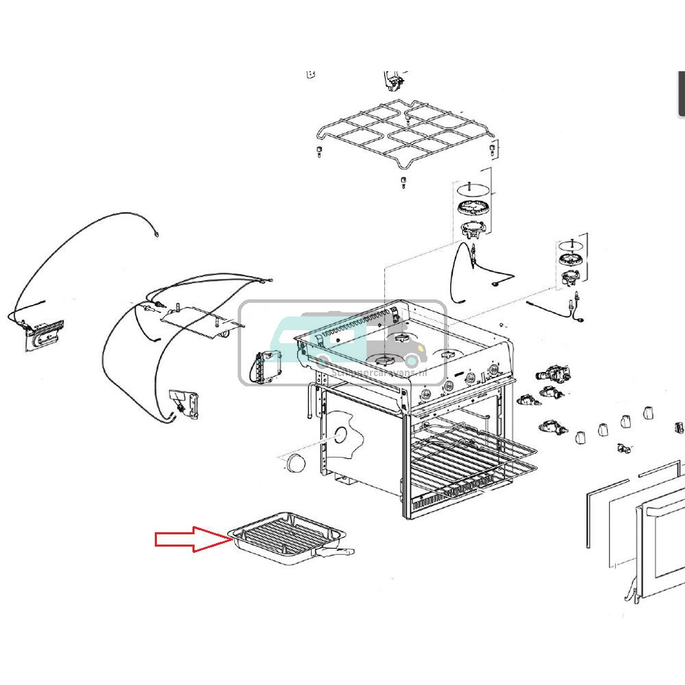 Thetford Triplex Oven Grillpan