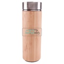 ViaMondo Thermosfles 0.33L Bamboe met Temperatuur Display