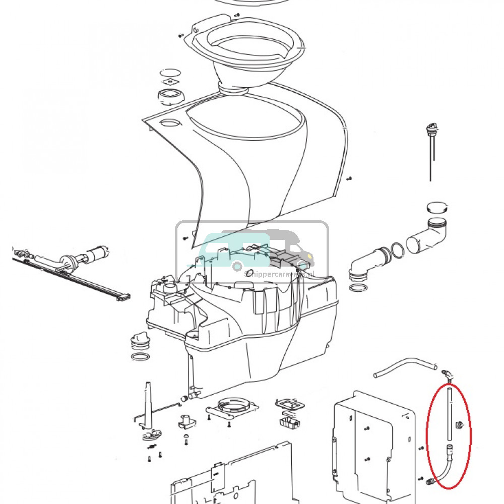 SC500 Clip sight tube