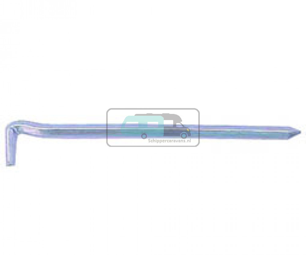 Campking Grondpen 4-kant 16cm x 5mm