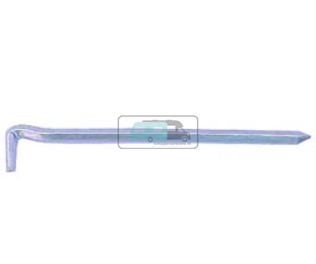 Campking Grondpen 4-kant 16cm x 5mm