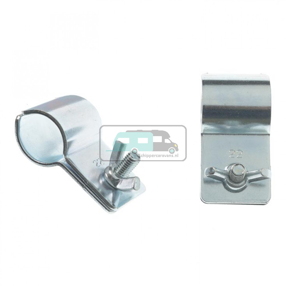Campking daksteunklem 22 mm (21-23mm)