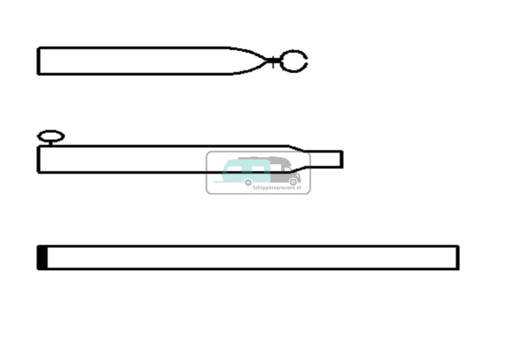 Campking Stormstok 22/19mm 150-210cm Basic