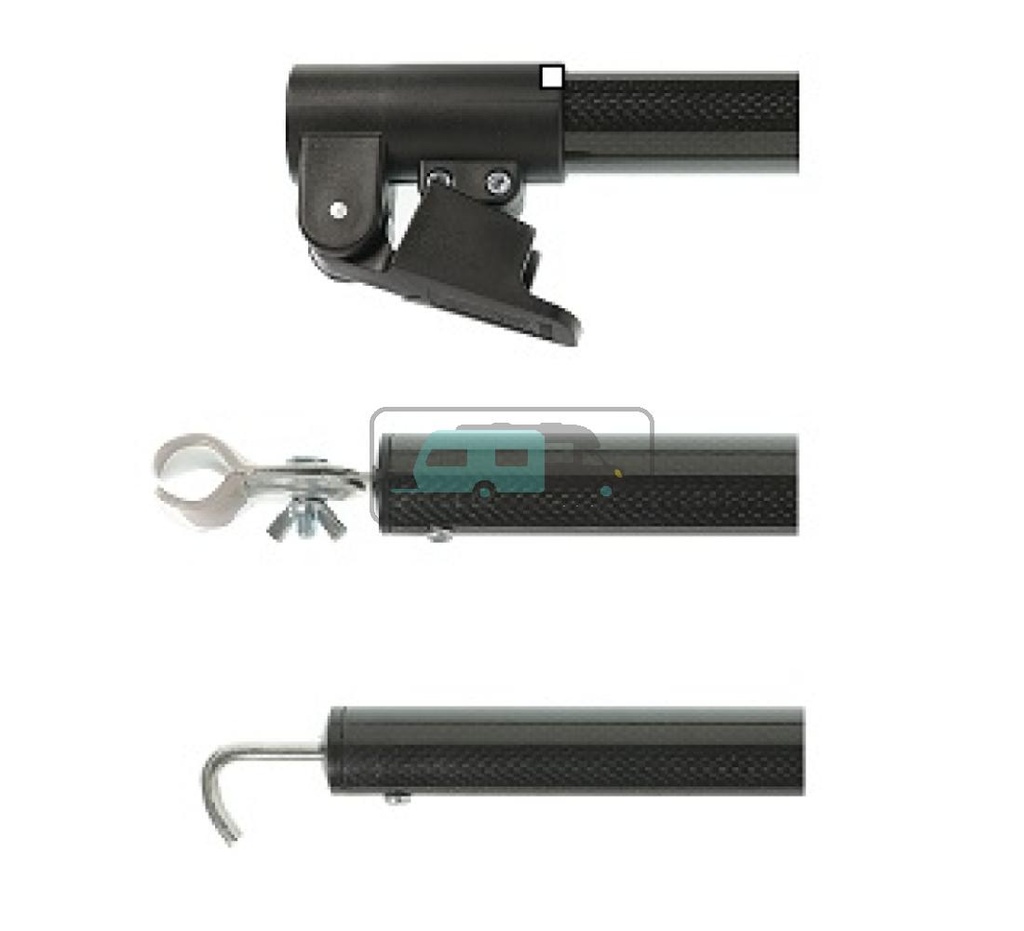 Campking Extra Dakligger 28/25 mm. 170-260cm CFRP