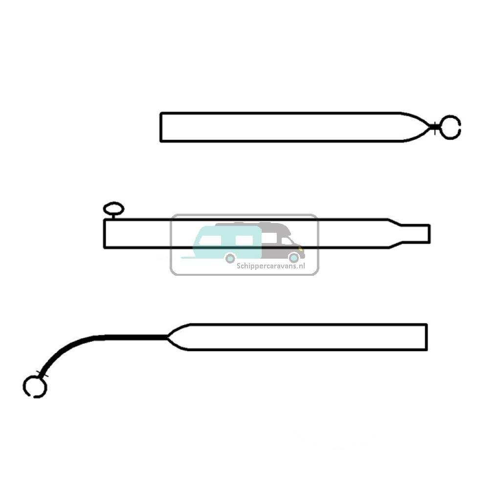 Campking Voortentspanstok Basic 22/19mm 165-255
