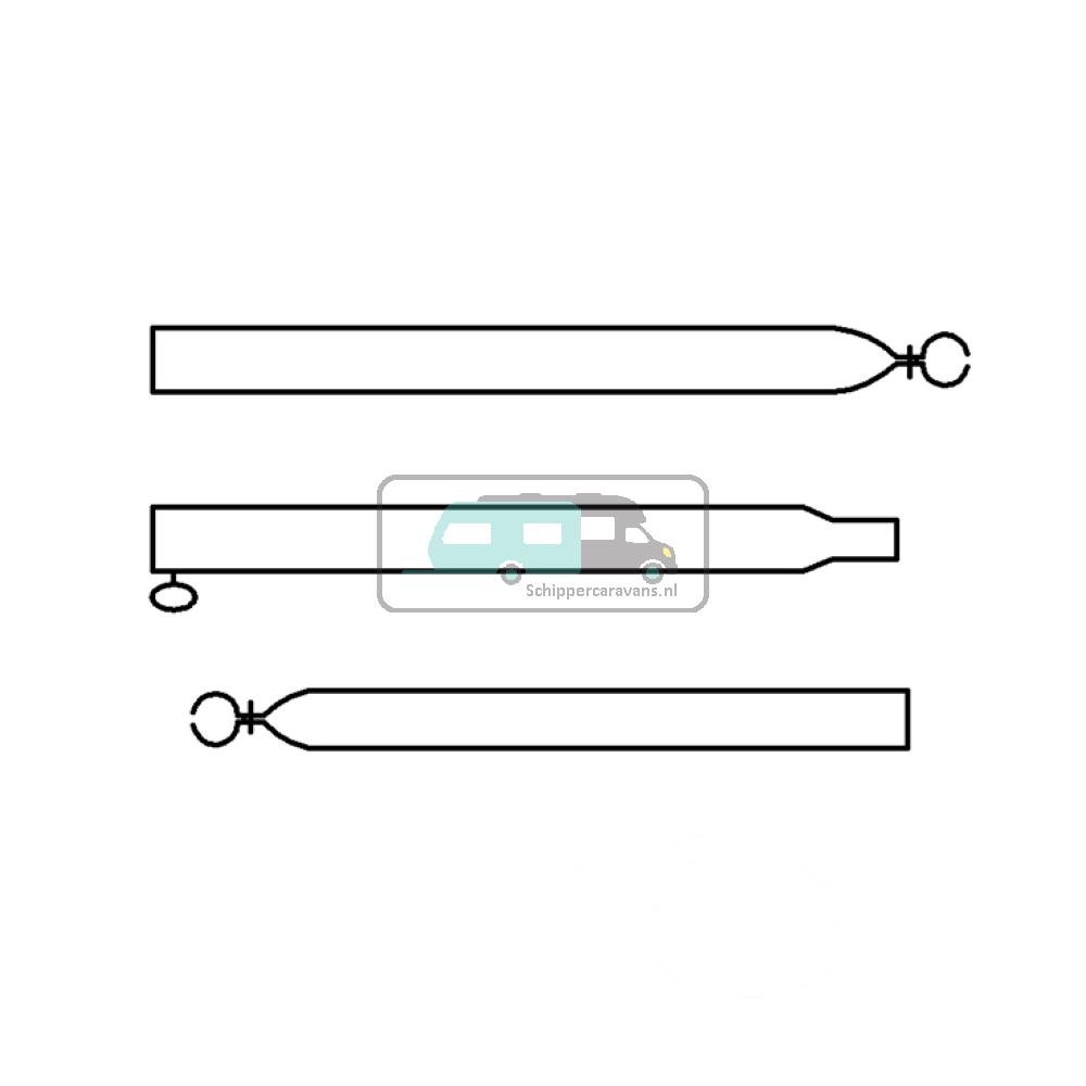 Campking Verandastang 22/19 mm 120-200cm Premium