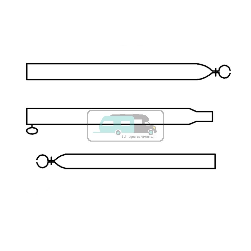 Campking Verandastang 25/22mm 170-250cm Basic