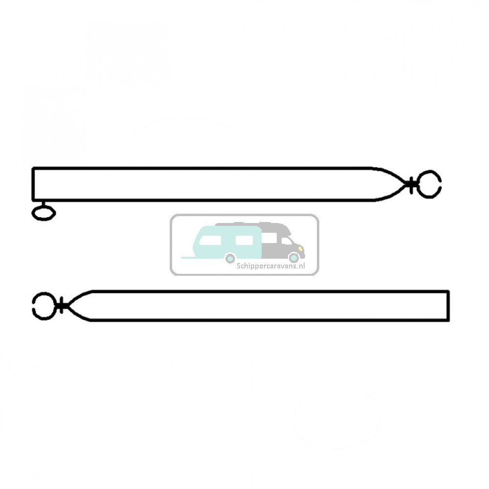 Campking Spanstok 22/19mm 70-120cm Premium