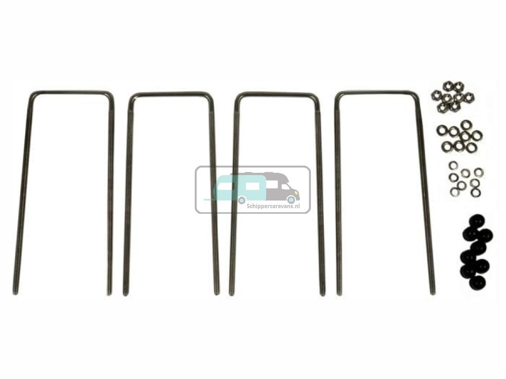 Enduro BC260 Bevestigingsbeugel+Veerring+Moer 4st.