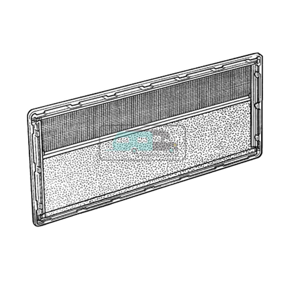 Dometic S3/S4 Binnenkader met rollos 70x60 crème