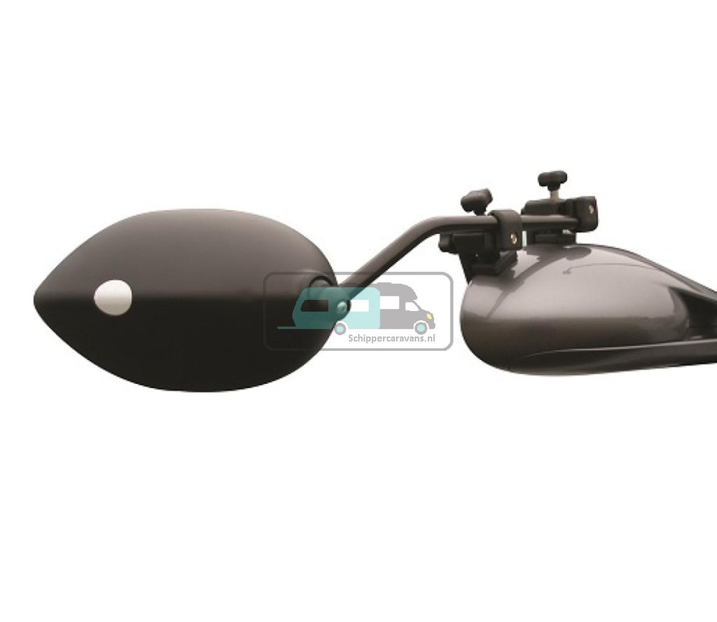 Milenco Opzetspiegel Aero 4 Vlak Glas Set